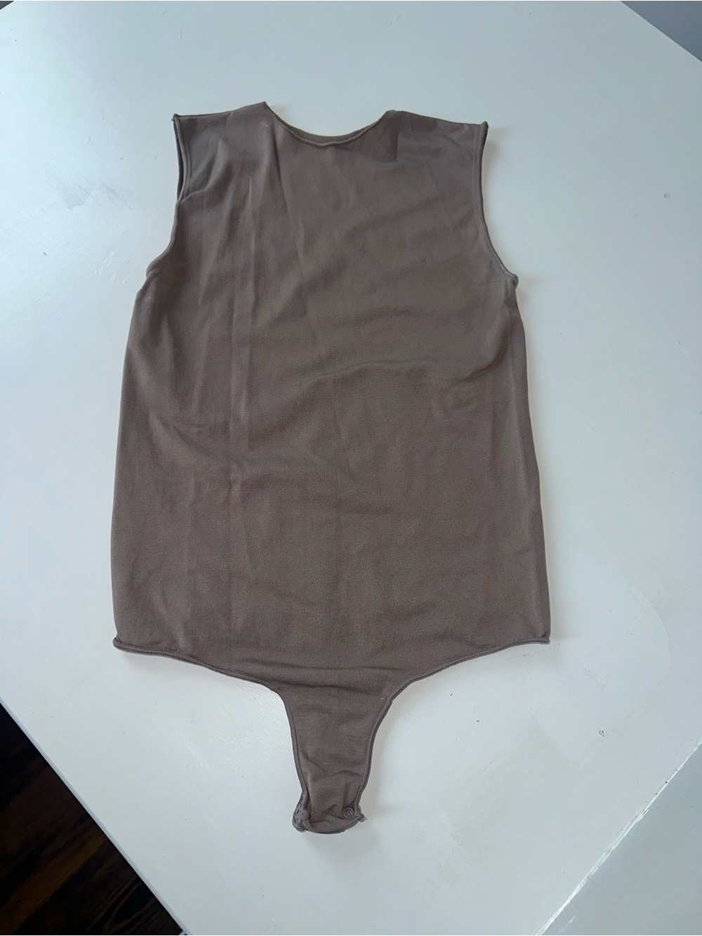 SKIMS Brown Sleeveless Bodysuit